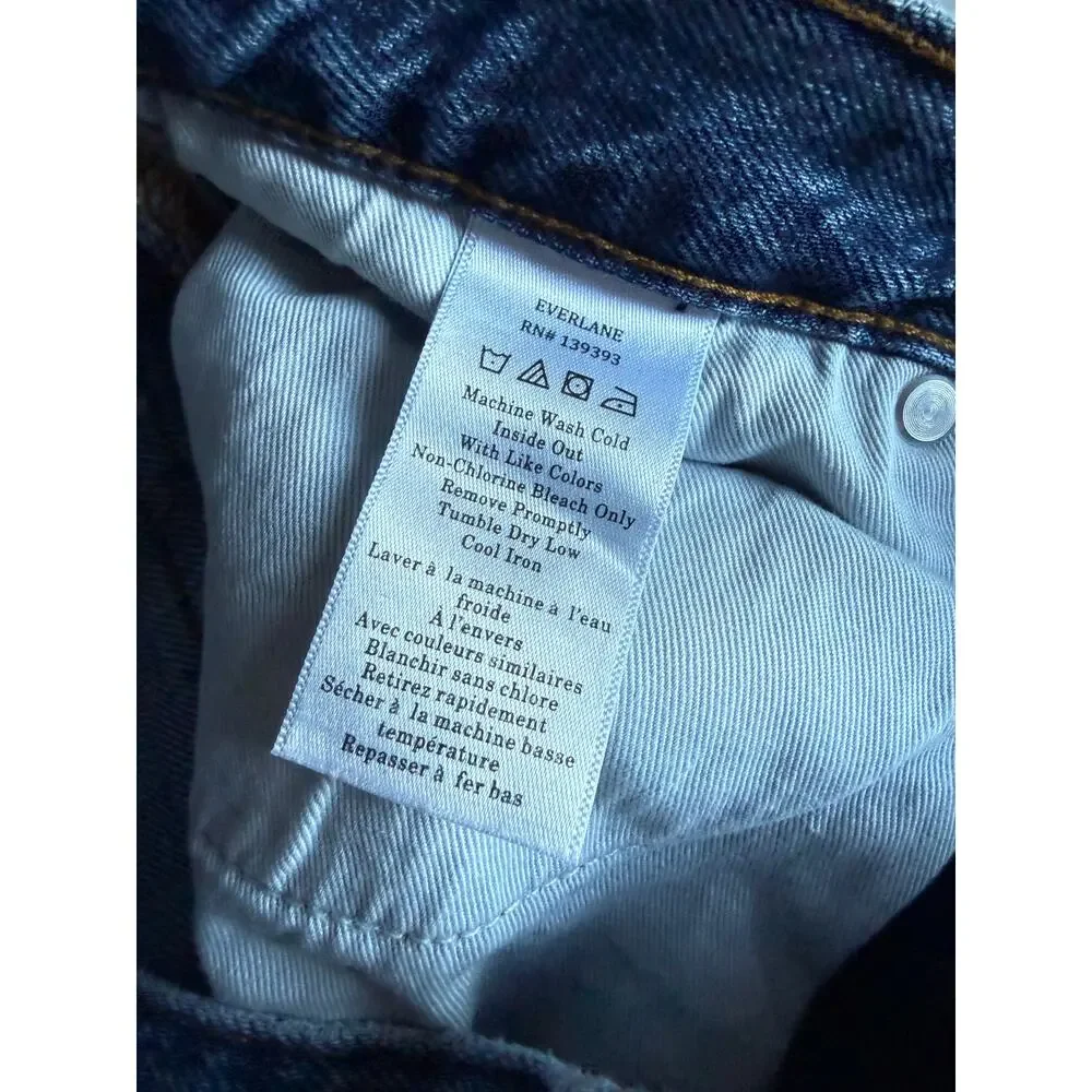 $128 Everlane 90s Cheeky Jean - Dark Wash - 25 Ankle (27” inseam)
